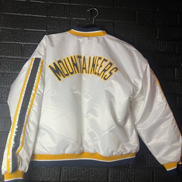 White and Yellow Varsity Jacket - Picture 2 of 11